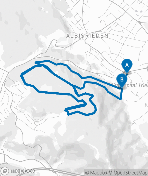 Route map for pre-böögg burn