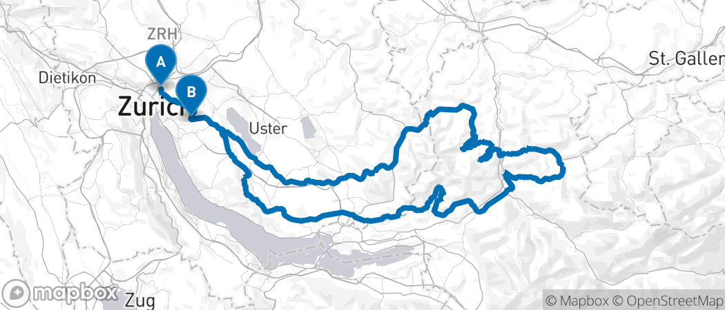 Route map for Pfannelino extended