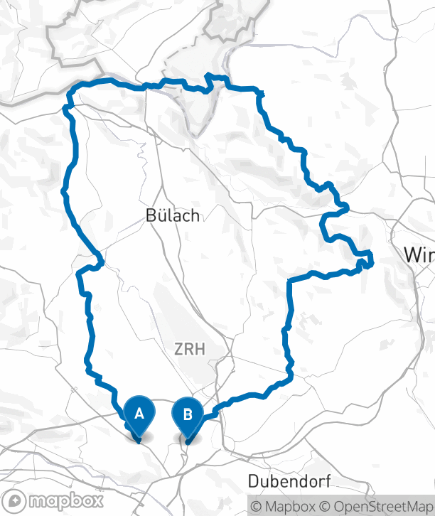 Route map for Northwards and Upwards